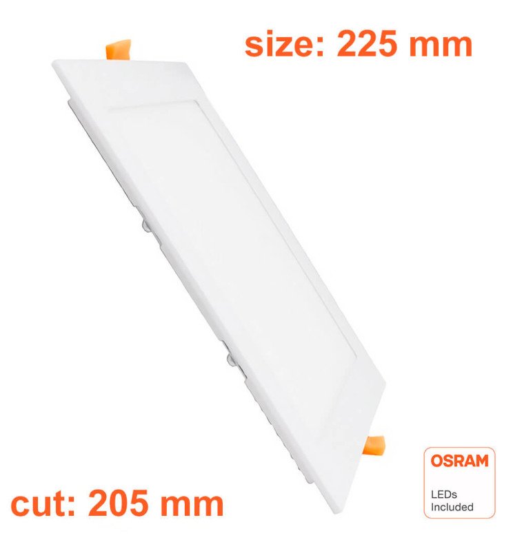 Placa Slim LED Cuadrada 24W - CCT - OSRAM CHIP DURIS E - Detalle 4