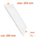 Placa Slim LED Cuadrada 24W - CCT - OSRAM CHIP DURIS E - Detalle 4