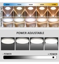 Plafón + Downlight LED - Circular - BONN Blanco - Detalle 4