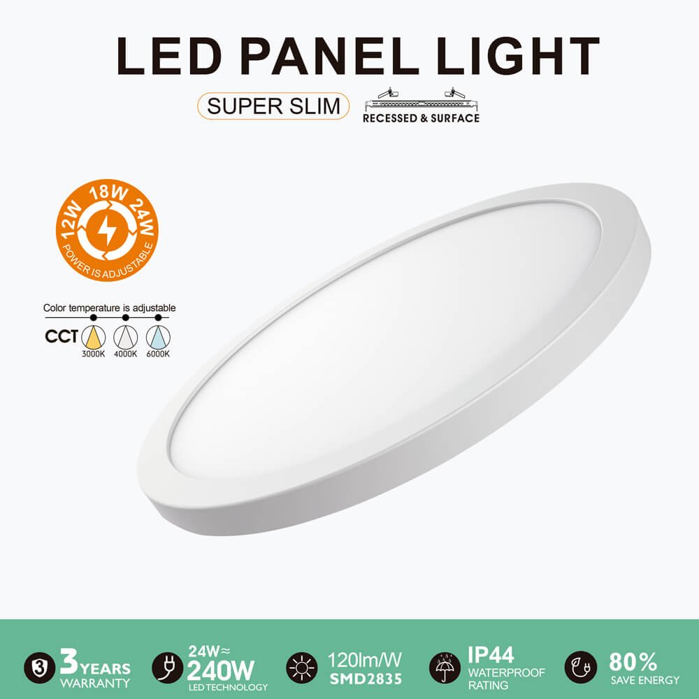 Plafón LED + Downlight Circular 12W-18W-24W | NEW MOSS - Detalle 1