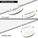 Plafón LED + Downlight Circular 12W-18W-24W | NEW MOSS - Detalle 3