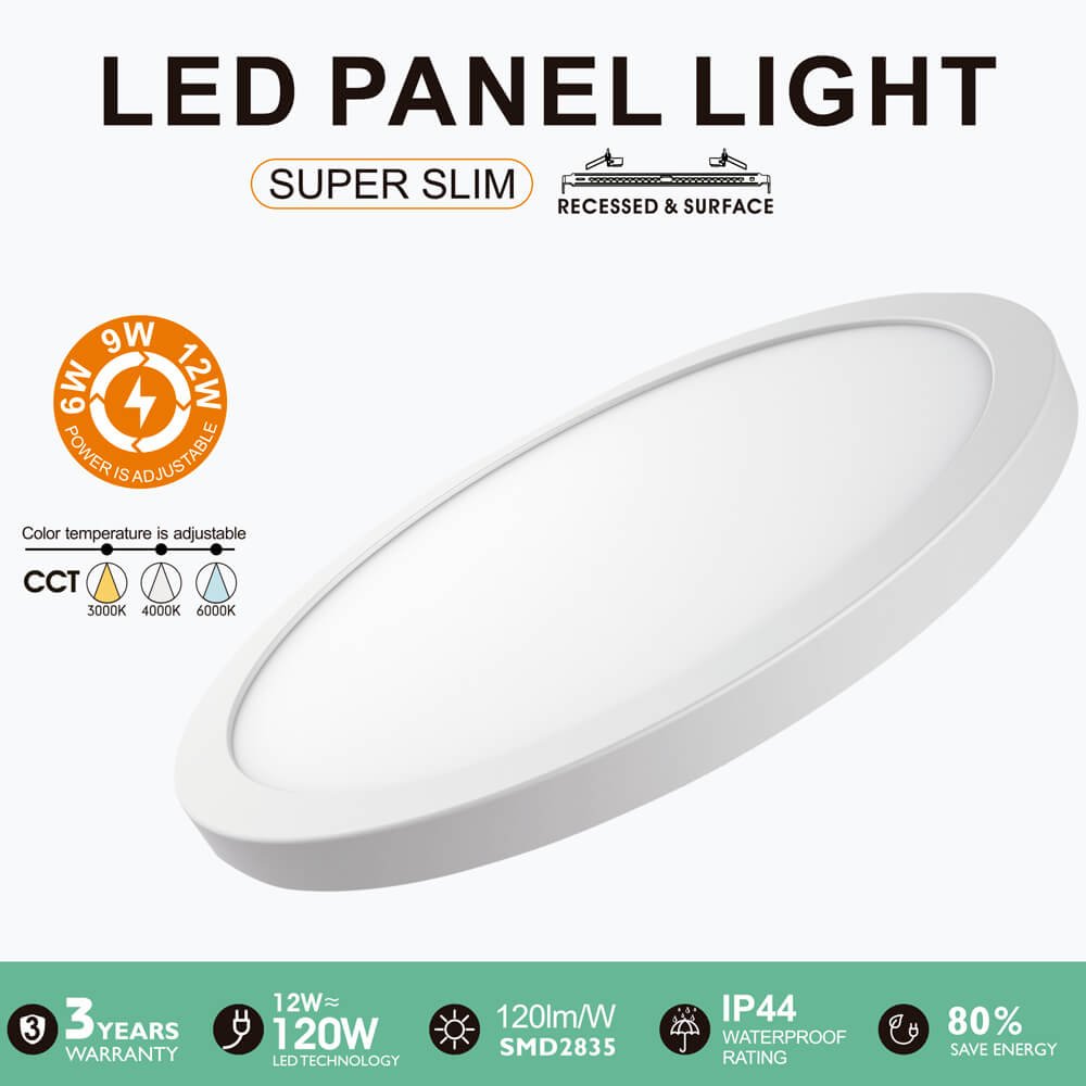Plafón LED + Downlight Circular 6W-9W-12W | NEW MOSS - Detalle 1
