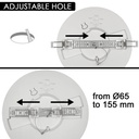 Plafón LED + Downlight Circular 6W-9W-12W | NEW MOSS - Detalle 5