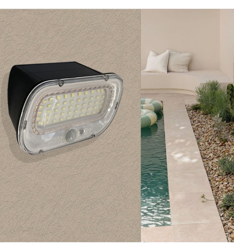 Aplique Solar RING con Sensor de presencia PIR - Detalle 3