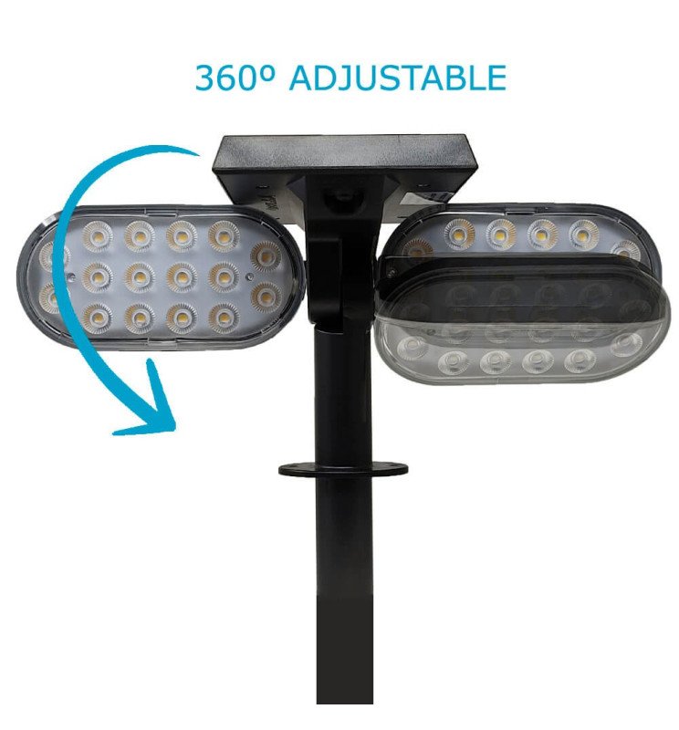 Pica solar jardín 4500K con sensor de movimiento - Detalle 4