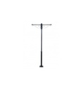 Soporte Pared y Columna modelo Forja 60cm - Negro Mate - Detalle 3