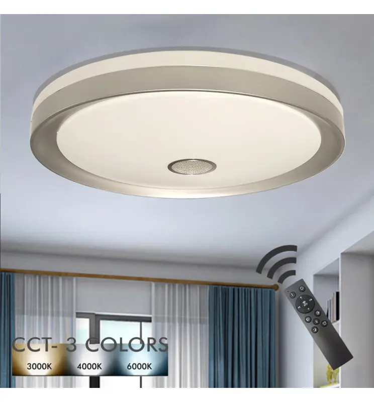 Plafon-led-36w-dimable-cct-mando-control - Plafón LED 36W ESPOO Dimable CCT + Mando Control