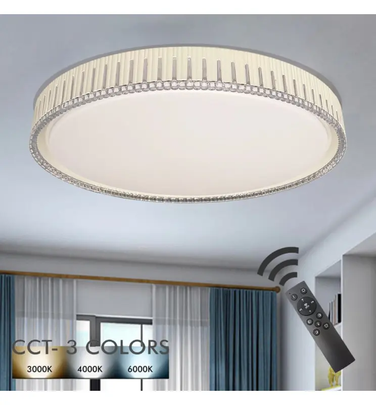 Plafon-led-36w-dimable-cct-mando-control - Plafón LED 36W VANTAA Dimable CCT + Mando Control
