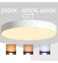 Plafon LED Superficie 60w Ugr21 O60cm CCT Color Seleccionable - Vista Detalle #1