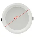 Downlight LED 44w Circular PHILIPS Certadrive CCT UGR17 Cri90 Ip54 - Vista Detalle #2