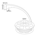 Esquema Técnico y Dimensiones - Tira LED Neon Flex Silicona SMD2835 DC12V 12W/M