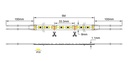 Esquema Técnico y Dimensiones - Tiras LED SMD2835 24V IP20 180Leds/m 5metros