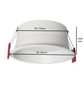 Downlight LED 18W Circular - OSRAM CHIP DURIS E 2835 - 90541 - Driver Integrado y Conexión Dire