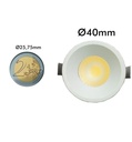 Esquema Técnico y Dimensiones - Empotrable LED 5W Blanco - Bridgelux Chip - 3000K