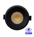 Empotrable LED 5W Negro - Bridgelux Chip - UGR13 - 90793 - Óptica Antideslumbrante Ugr13 Negra