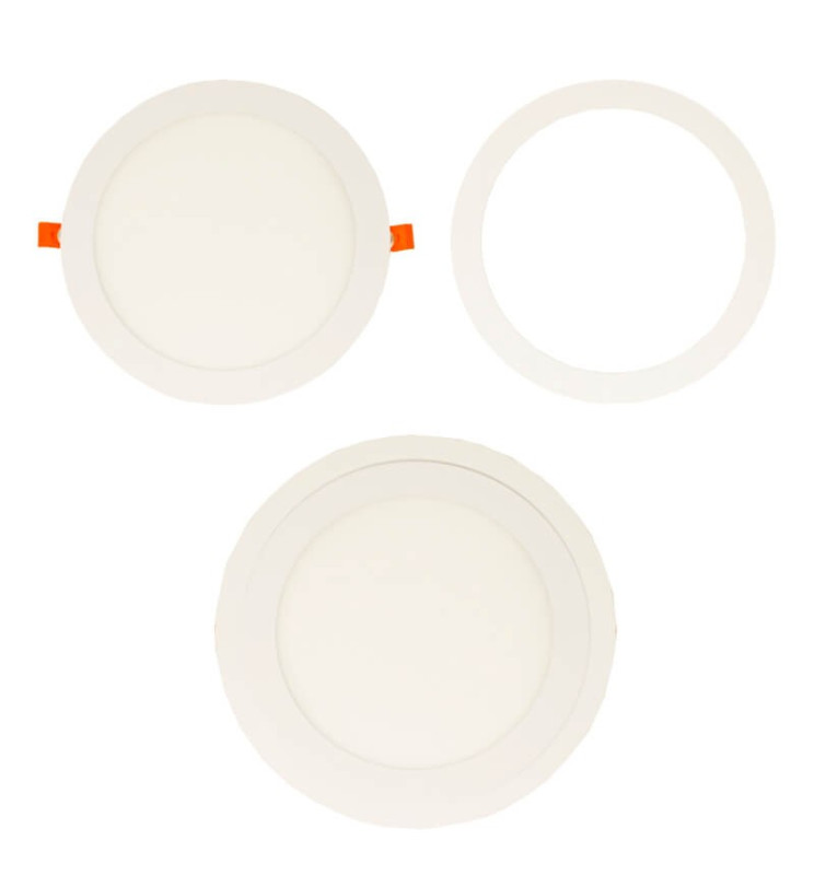 Aro Supletorio Cubre Hueco para Downlight Ø 25,5 cm - Il001  Il002 - Montaje con Downlight