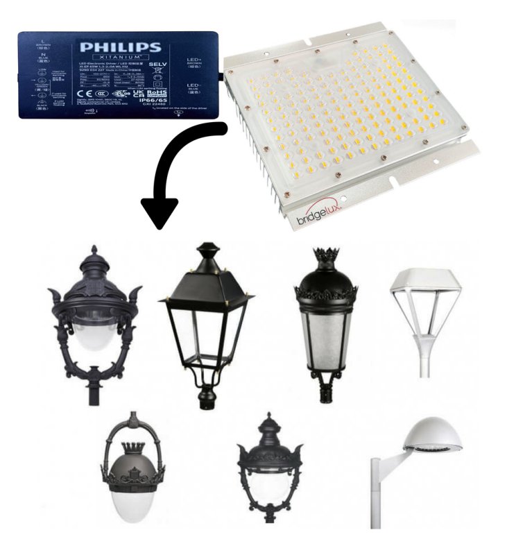 Módulo Óptico LED 65W-49W - Programable Philips - Detalle 4