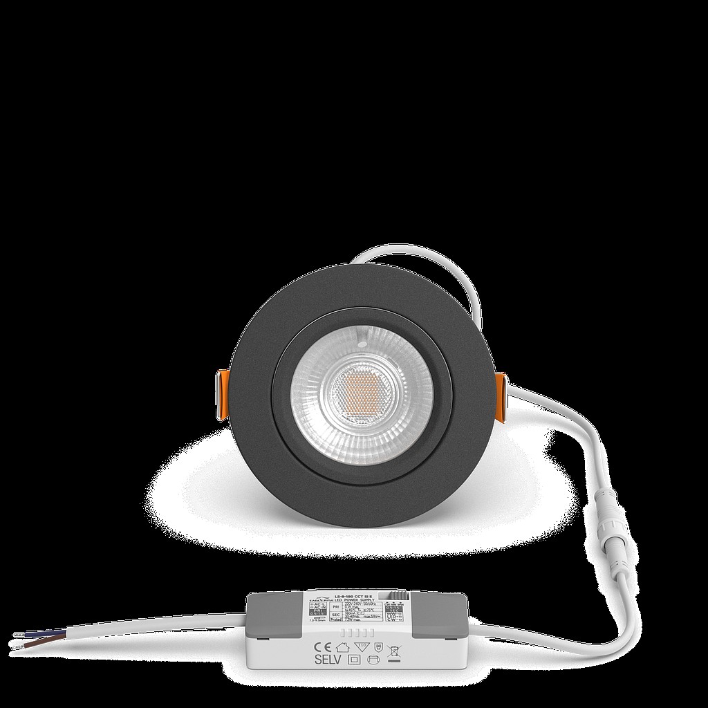 Downlight Gimbal Bogen - Acabado Negro