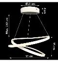 Lámpara LED Colgante Kisa 36w Cri88 - Vista Detalle #3