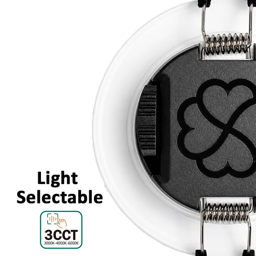 Foco Empotrable LED 6W Ignífugo Regulable TRIAC 3CCT IP65 36° | Blanco