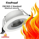 Foco Empotrable LED 6W Ignífugo Regulable TRIAC 3CCT IP65 36° | Blanco
