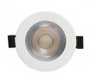 Foco empotrable LED 8W Ignífugo | Regulable TRIAC | 3CCT IP65 36º | Blanco
