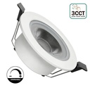 Foco Empotrable LED 6W Ignífugo Regulable TRIAC 3CCT IP65 36° | Blanco