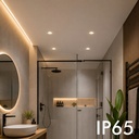 Foco empotrable LED 8W Ignífugo | Regulable TRIAC | 3CCT IP65 36º | Blanco