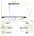 Lámpara LED Colgante Torsted 24w Cri88 - Vista Detalle #3