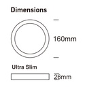 Plafón LED Superficie Circular 15W 4CCT UGR19 SMD2835 140Lm/W CRI92 - Image 1