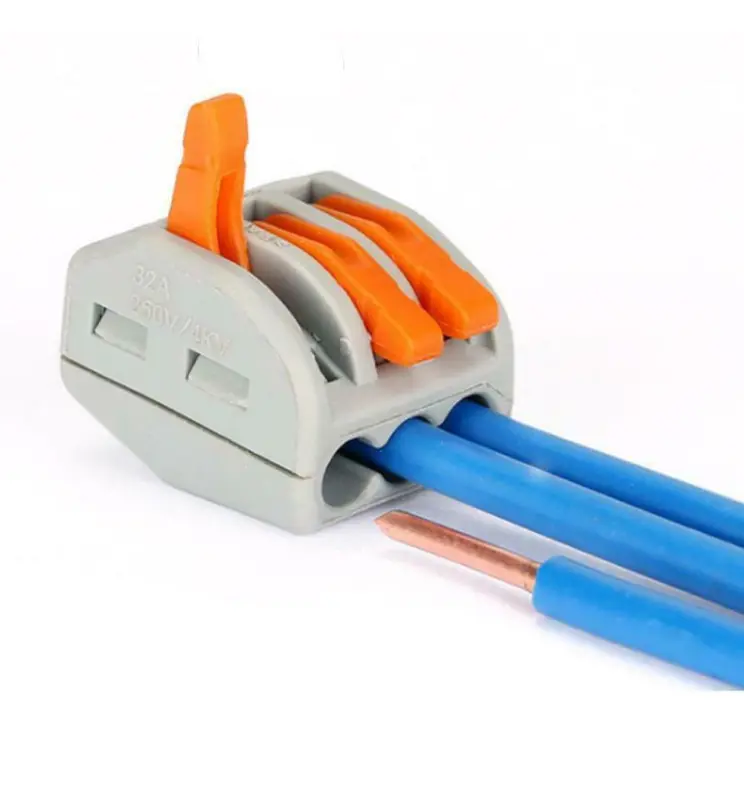 Conector-rapido-3-entradas-pct-212-para-cable-electrico - Conector Rápido 3 Entradas PCT-212 Pa