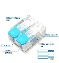 Conector-rapido-2-entradas-kv221-415-para-cable-electrico - Conector Rápido 2 Entradas KV221-41