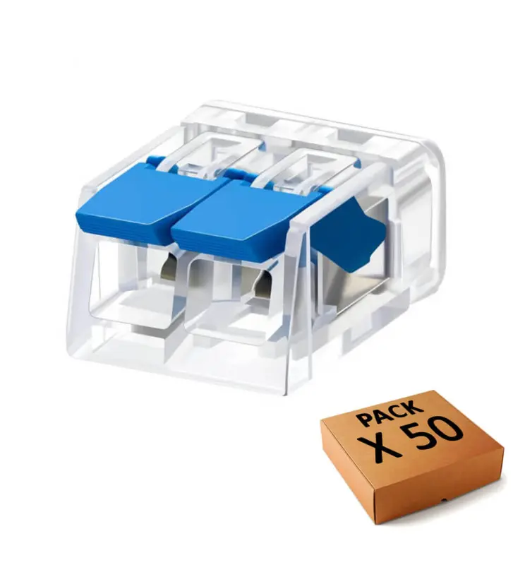 Conector-rapido-2-entradas-kv221-415-para-cable-electrico - Conector Rápido 2 Entradas KV221-41
