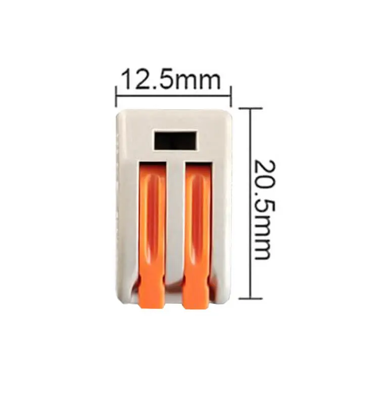 Conector-rapido-2-entradas-pct-212-para-cable-electrico - Conector Rápido 2 Entradas PCT-212 Pa