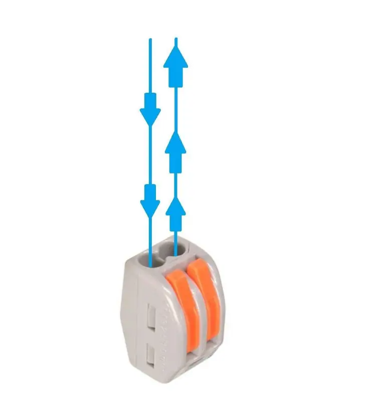 Conector-rapido-2-entradas-pct-212-para-cable-electrico - Conector Rápido 2 Entradas PCT-212 Pa