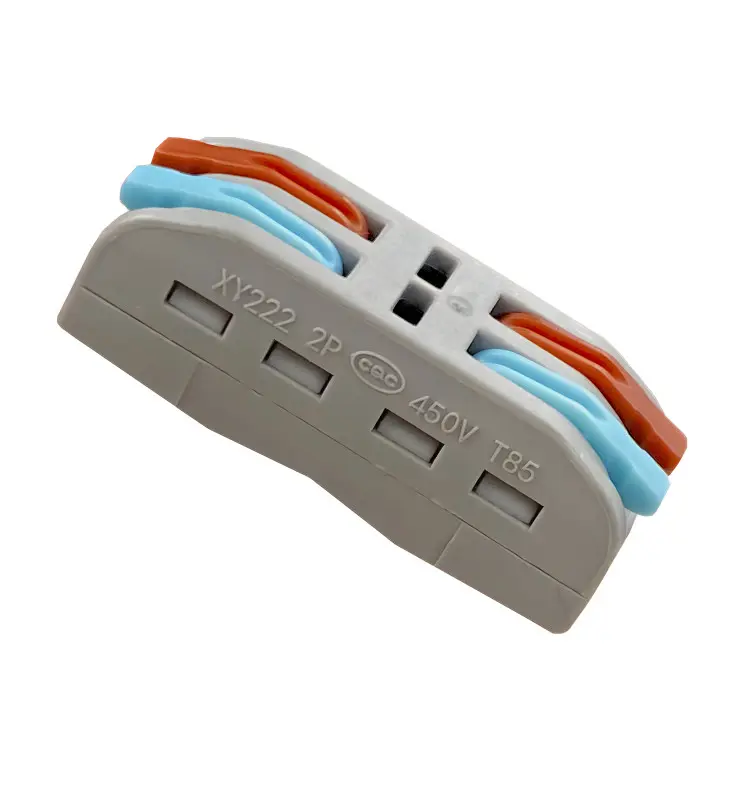 Conector-rápido-2-entradas-2-salidas-pct-812-para-cable-eléctrico - Conector Rápido 2 Entradas 