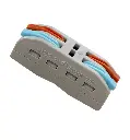 Conector-rápido-2-entradas-2-salidas-pct-812-para-cable-eléctrico - Conector Rápido 2 Entradas 