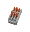 Conector-rapido-3-entradas-3-salidas-pct-813-para-cable-electrico - Conector Rápido 3 Entradas 