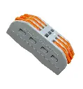 Conector-rapido-3-entradas-3-salidas-pct-813-para-cable-electrico - Conector Rápido 3 Entradas 