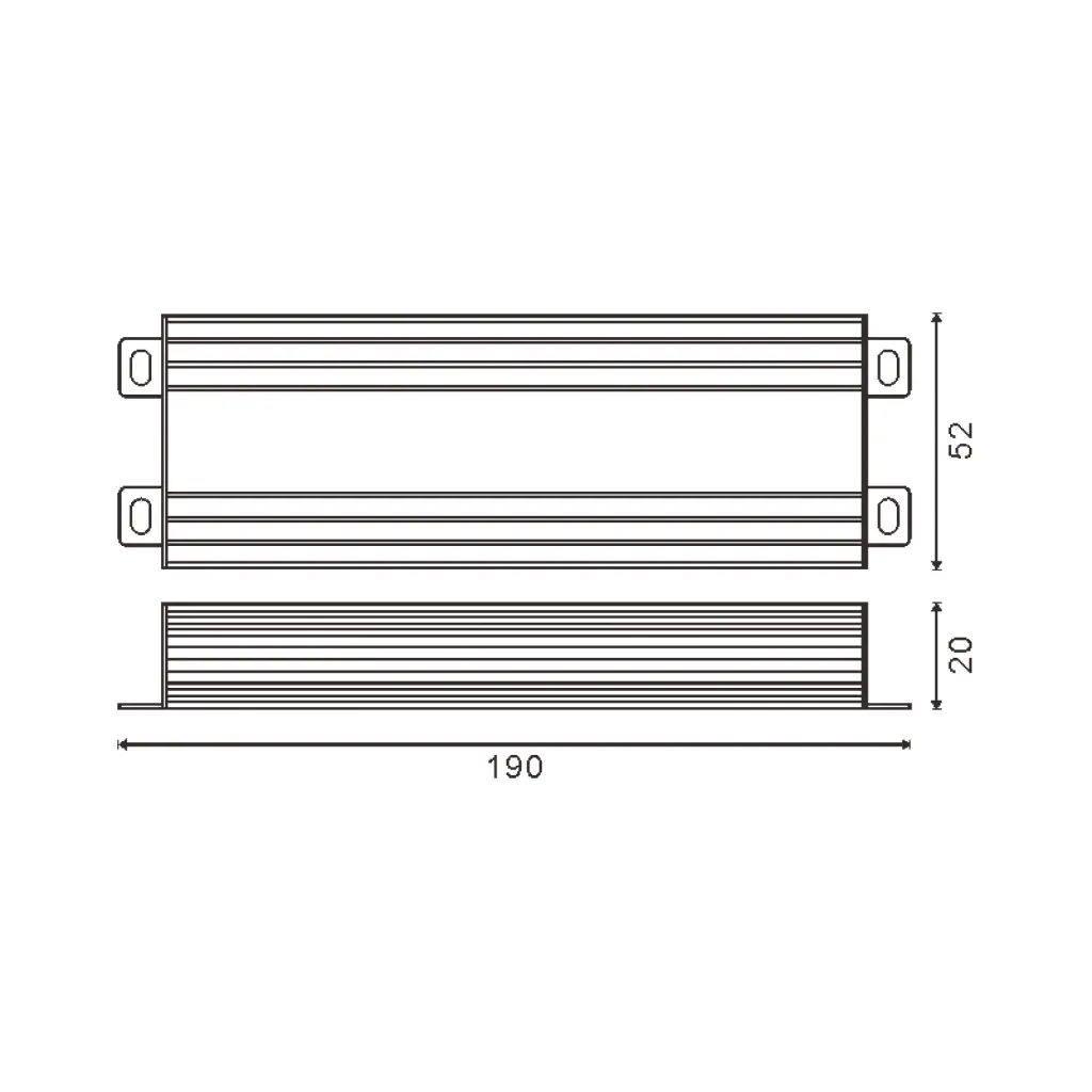 Driver LED FUENTE DE Alimentación IP65 12V 300W - Vista Detalle #2