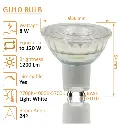 Dicroica LED GU10 8w Alta Luminosidad Cristal Smd1a1a 24º Dimable CRI 98 - Vista Detalle #3