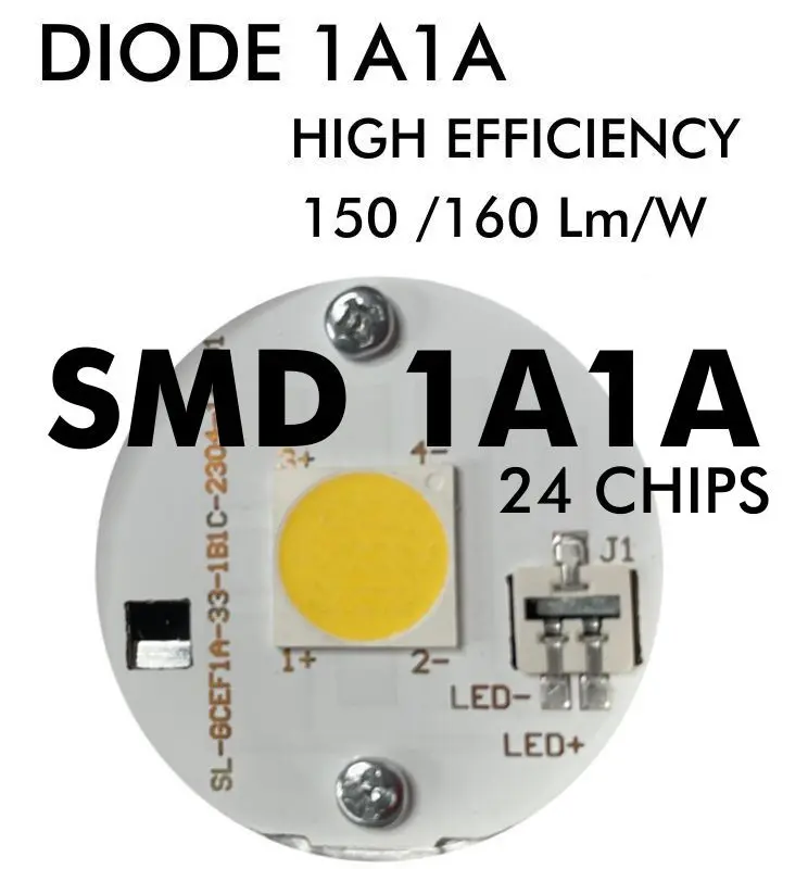 Dicroica LED GU10 8w Alta Luminosidad Cristal 24º - Vista Detalle #3