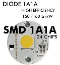 Dicroica LED GU10 8w Alta Luminosidad Cristal 24º - Vista Detalle #3