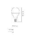 Bombilla LED 6w E14 G45 OSRAM Chip - Vista Detalle #2