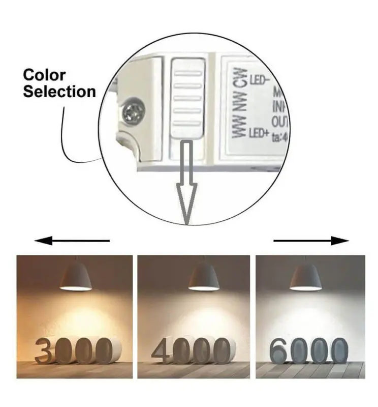 Empotrable LED 6w Blanco Bridgelux Chip 40 Ugr11 CCT - Vista Detalle #1