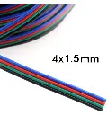 Cable para Tira LED RGB 4 Hilos 1 Metro 4x05mm - Vista Detalle #3