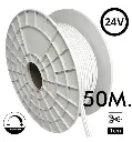 Neon LED Flexible 24v 8wm Bobina 50m 6x12mm Rojo - Vista Detalle #2