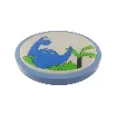 Plafon LED Infantil Azul Dinosaurio - Vista Detalle #1