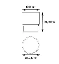 Modulo LED 15w GU10 MR16 para Aro Downlight Cri92 Ugr13 - Vista Detalle #1