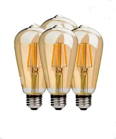 Bombilla LED Filamento Vintage 8W E27 Gold ST64 - Shopping